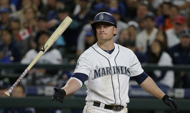 Kyle Seager's current hitting averages would be his lowest numbers since his first full season. (AP...