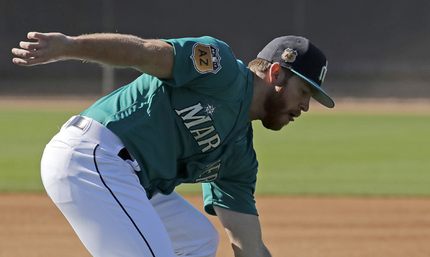 A forearm injury has kept Shae Simmons out of action since spring training. (AP)...
