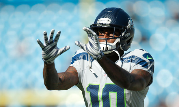 Paul Richardson is pictured from a previous game. He caught two passes in Seattle's first four play...