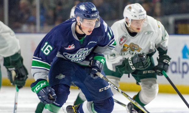 Noah Philp was acquired from Kootenay to give the T-Birds some more punch up front (T-Birds photo)...