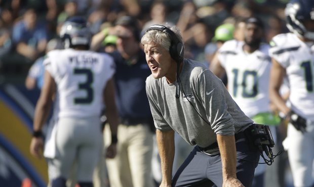 Pete Carroll is playing it coy when it comes to naming a starting running back. (AP)...