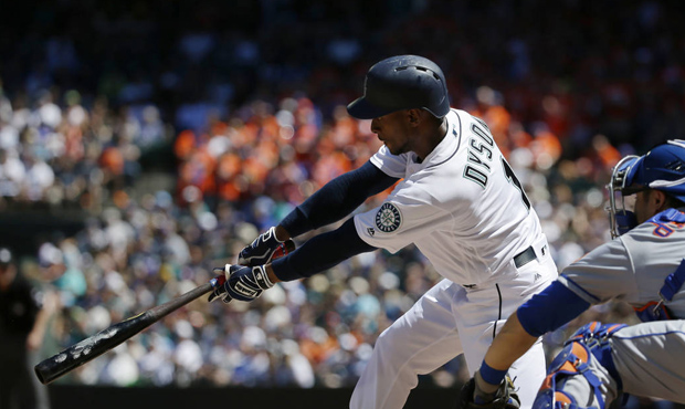 Jarrod Dyson is back in action for the Mariners after a DL stint for a groin strain. (AP)...