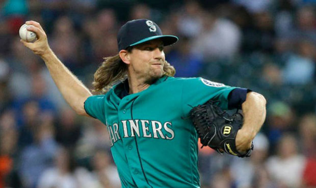 Mike Leake earned the win in each of his first two starts for the Mariners. (AP)...