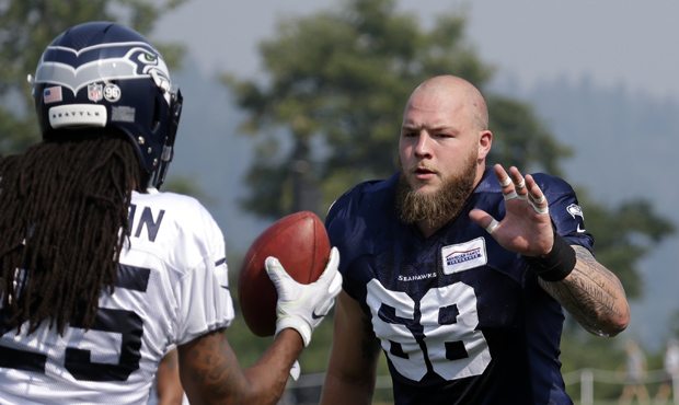 Despite missing a pair of practices, Justin Britt won't miss Sunday's Seahawks game. (AP)...
