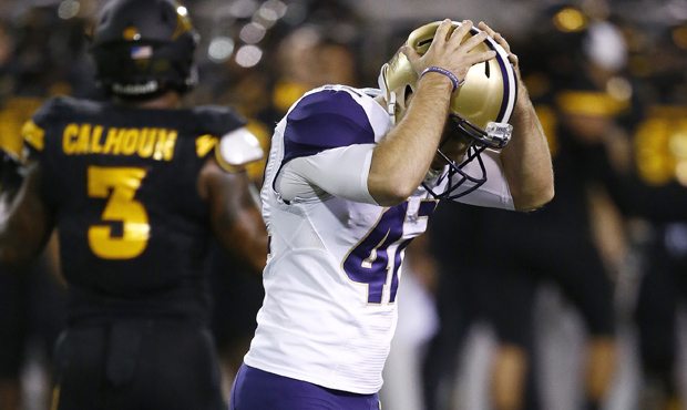 A pair of missed field goals loomed large in the Huskies' surprising loss Saturday. (AP)...