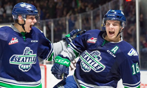 Dillon Hamaliuk (left) has been impressing as the Thunderbirds return from a successful road trip (...