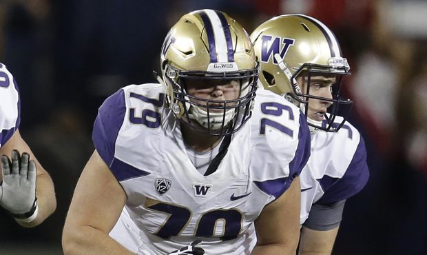 Coleman Shelton is a late-round NFL Draft prospect who may find himself on a practice squad. (AP)...