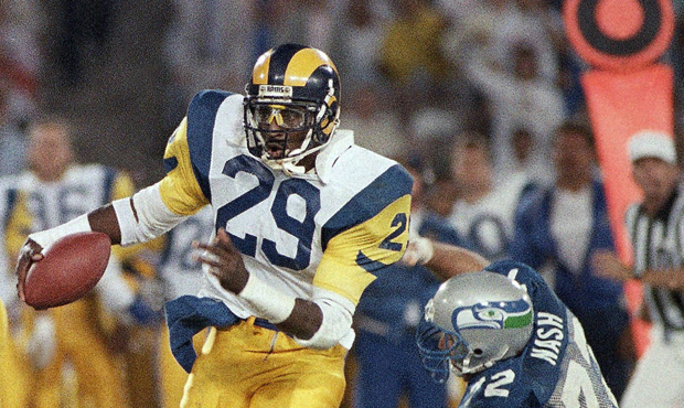 Los Angeles Rams great Eric Dickerson joins John Clayton on the latest episode of Schooled. (AP)...