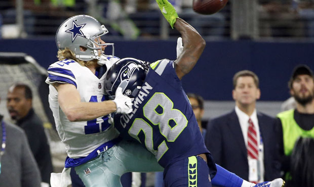Justin Coleman was a big reason the Seahawks' secondary had a nice game against Dallas. (AP)...