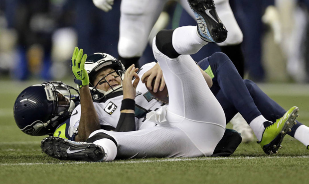 Sunday's win wasn't the Seahawks' first notable late-season victory over the Eagles. (AP)...