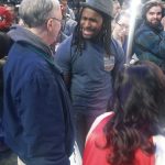This is the look ex-NFL running back DeAngelo Williams makes when he finds out John Clayton doesn't know any of the Teenage Mutant Ninja Turtles.