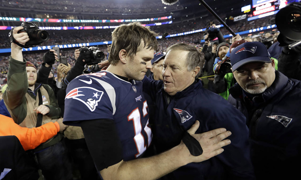 Tom Brady and Bill Belichick's New England Patriots are back in the Super Bowl. (AP)...