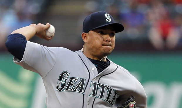 Mariners pitcher Erasmo Ramirez first experienced discomfort with his lat last week. (AP)...