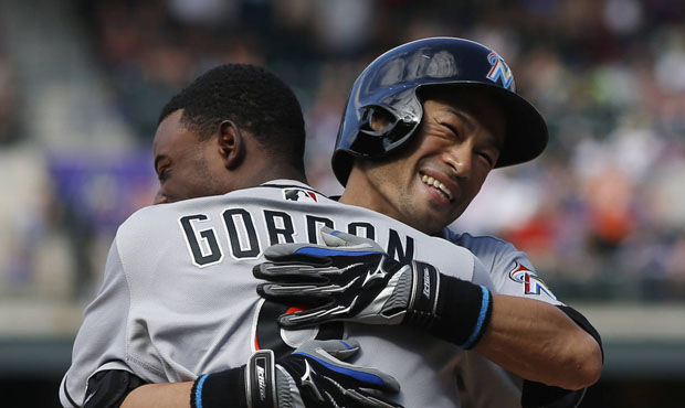 Ichiro may not be ready to join former Marlins teammate Dee Gordon on opening night. (AP)...