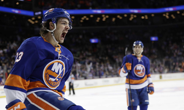 Former Thunderbirds star Mathew Barzal is the front-runner to be NHL rookie of the year. (AP)...