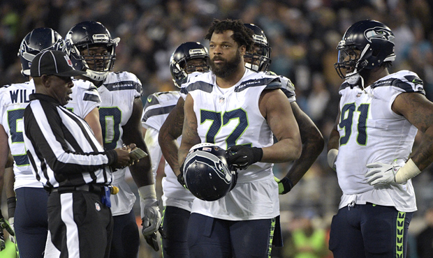 Michael Bennett will reportedly be playing for the Eagles, not the Seahawks, in 2018. (AP)...