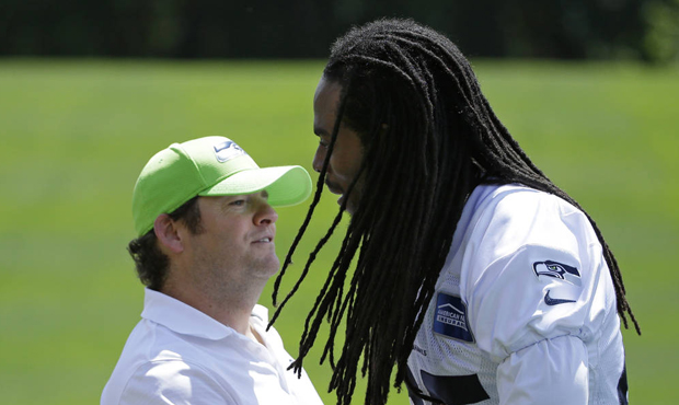 Richard Sherman and Seahawks GM John Schneider have had "numerous conversations." (AP)...