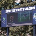 The Seattle Seawolves had their first game at Starfire Stadium in Tukwila, Sunday, April 22, 2018. (Matt Pitman, KIRO Radio)