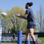 The Seattle Seawolves had their first game at Starfire Stadium in Tukwila, Sunday, April 22, 2018. (Matt Pitman, KIRO Radio)