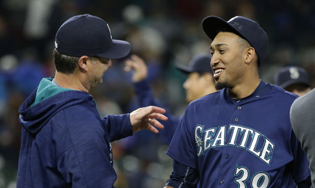Scott Servais on Edwin Diaz's two pitches: "When they’re both on, it’s pretty much lights out."...