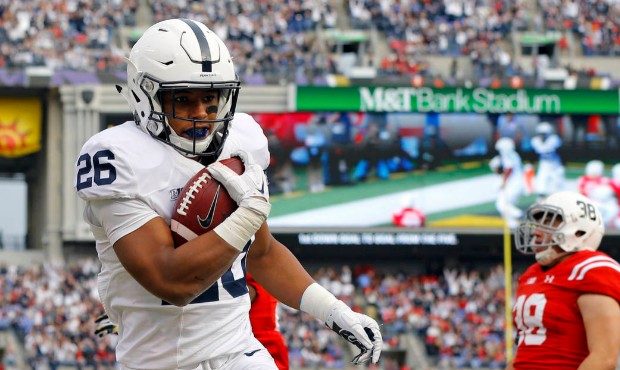 The Seahawks shouldn't take even Saquon Barkley at No. 18, Danny O'Neil writes. (AP)...