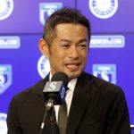
              FLE - In this March 7, 2018, file photo, Seattle Mariners' Ichiro Suzuki speaks at a news conference at the teams' spring training baseball complex in Peoria, Ariz. Suzuki is leaving the playing field and transitioning into a front office role with the Seattle Mariners, although he is not completely shutting the door on playing again. The Mariners announced Thursday, May 3, 2018, that Suzuki was becoming a special assistant to the chairman effective immediately. (AP Photo/Matt York, File)
            