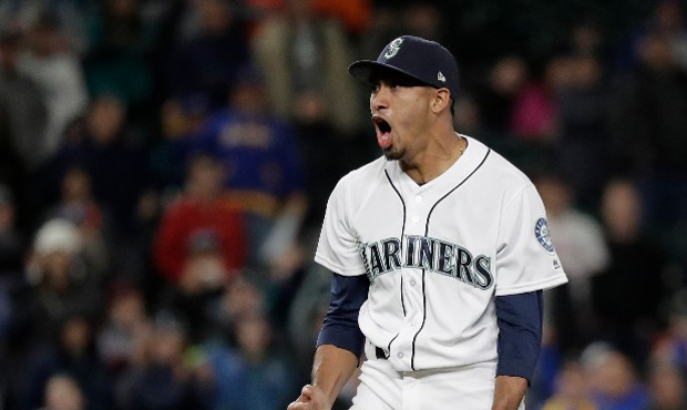 Mariners closer Edwin Diaz has won AL Reliever of the Month for the second time. (AP)...