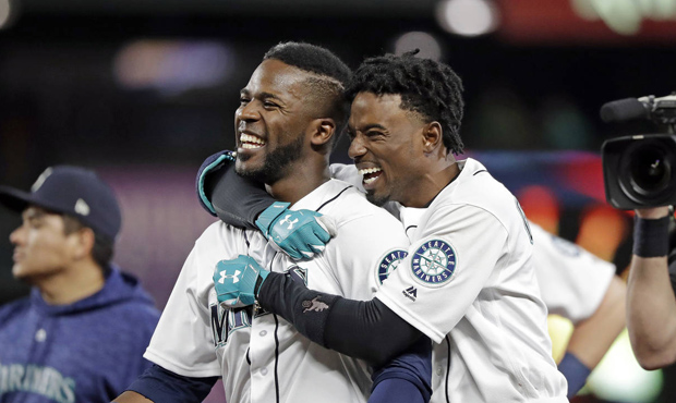 Guillermo Heredia and Dee Gordon have been in the middle of the Mariners' comebacks. (AP)...
