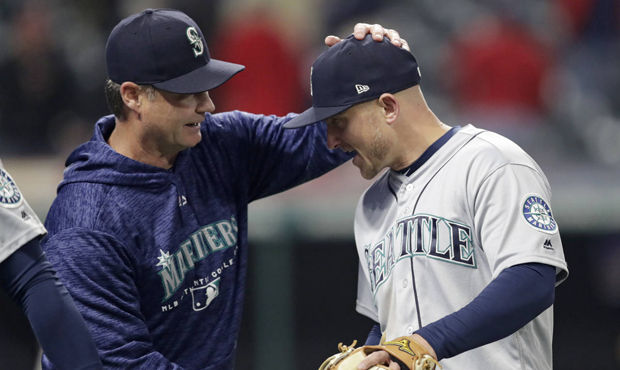 Kyle Seager's glove played a role in James Paxton's no-hitter for the Mariners. (AP)...