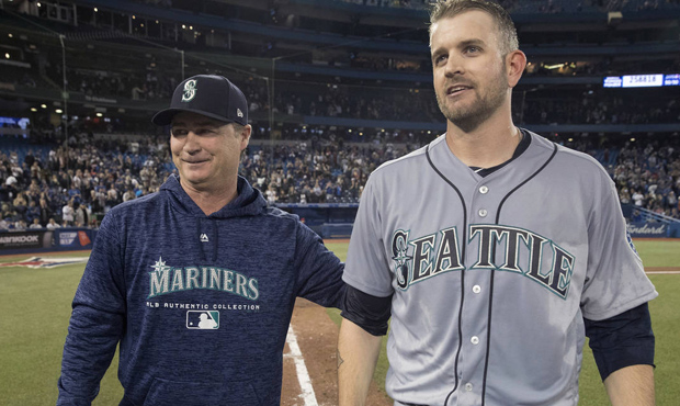 Mariners skipper Scott Servais has now both managed and caught a no-hitter. (AP)...