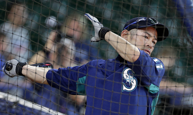 Ichiro is still showing off his power during Mariners batting practice sessions. (AP)...