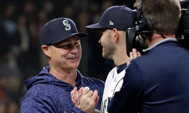 The Mariners are leading the AL West in Scott Servais' third year as manager. (AP)...