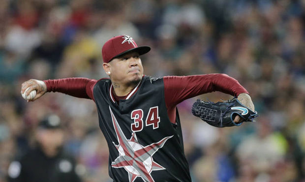 Félix Hernández gave up three runs in the first inning Saturday and the Mariners still won. (AP)...