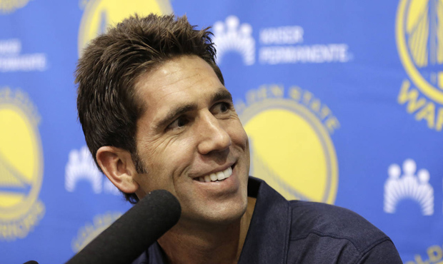 Warriors GM Bob Myers talked about the NBA preseason game in Seattle. (AP)...