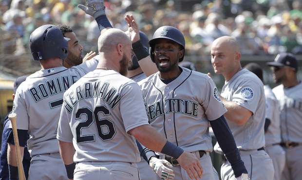 Dee Gordon's two-run shot provided all the runs in the Mariners' 2-0 win over the A's. (AP)...