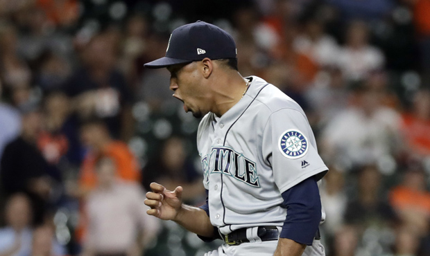 Edwin Díaz left the Mariners' series in Houston with four more saves to get to 46 on the year. (AP...