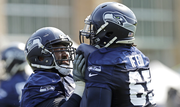 Germain Ifedi doesn't have much competition for the Seahawks' right tackle job. (AP)...