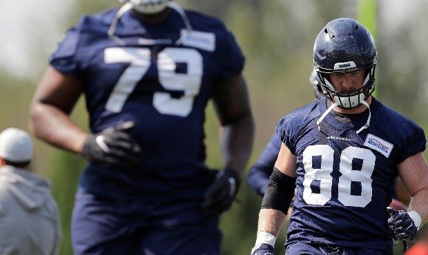 Rookie TE Will Dissly will have an opportunity to make a case for the Seahawks' starting job. (AP)...
