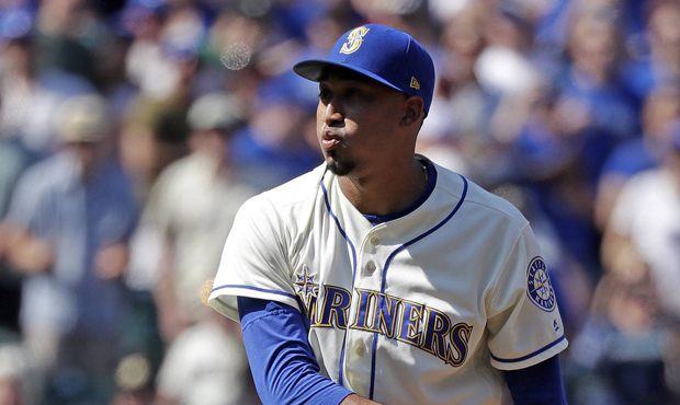 Mariners closer Edwin Díaz recorded an MLB-best 10 saves in August. (AP)...