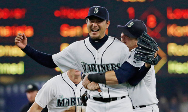 In 2015, Hisashi Iwakuma threw the fifth no-hitter in Mariners history. (AP)...