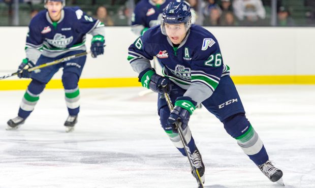 Seattle captain Nolan Volcan had a goal and assist as the Thunderbirds beat the Kamloops Blazers Fr...