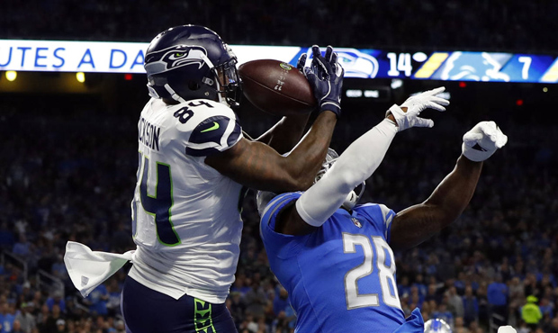 Ed Dickson scored a touchdown on his first Seahawks catch. (AP)...