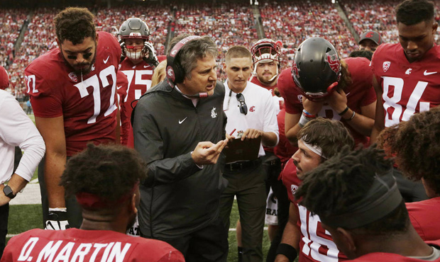 Mike Leach's No. 25 WSU Cougars host No. 12 Oregon in a marquee matchup Saturday. (AP)...