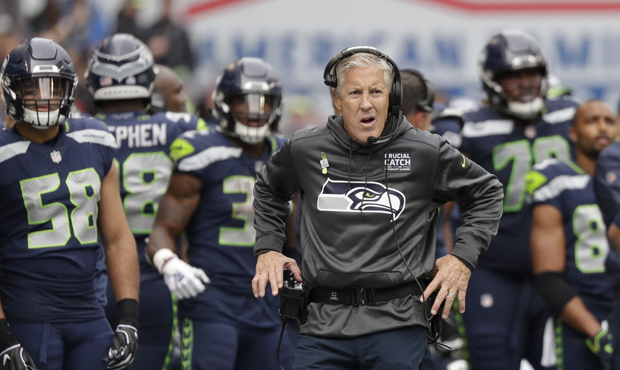 Seahawks coach Pete Carroll's use of a timeout drew ire from fans. (AP)...