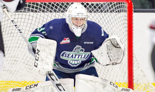 Cole Schwebius made 29 saves for the T-Birds Friday but it wouldn't be enough as Seattle fell 4-1 t...