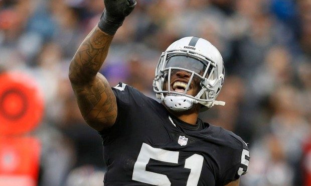 Ex-Seahawks LB Bruce Irvin spent two-plus seasons with the Raiders as a defensive end. (AP)...