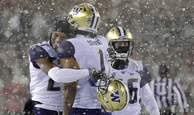 The UW Huskies offense is only better with Hunter Bryant in the mix. (AP)...
