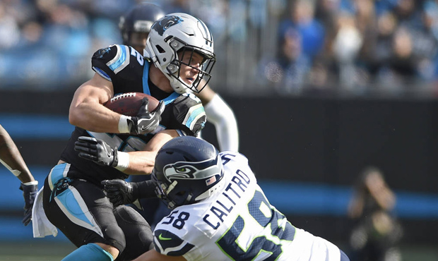 The Seahawks won despite Christian McCaffrey's 237 total yards from scrimmage. (AP)...