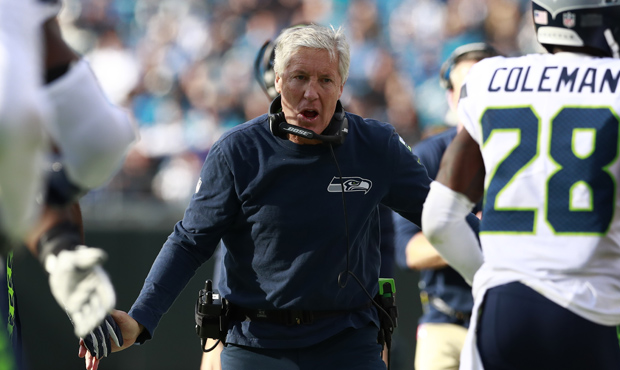 Pete Carroll's Seahawks could win 10 games in a year they weren't expected to be over .500. (AP)...