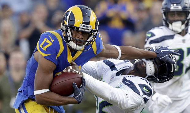 The Rams, including Robert Woods, had success against the Seahawks with crossing patterns. (AP)...